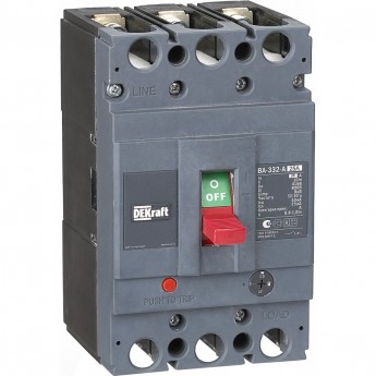 Силовой автоматический выключатель SCHNEIDER ELECTRIC DEKRAFT 3P 25А c Ir=20А-25А 50кА ВА-332