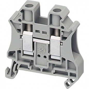 Клеммник винтовой проходной SCHNEIDER ELECTRIC LINERGY, с сечением провода 10ММ2, 2 точки подключения, серый