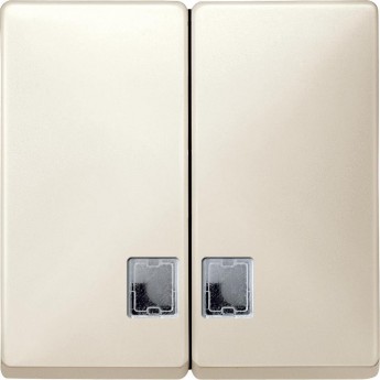 Клавиша двойная MERTEN с окном для световой индикации, БЕЖЕВЫЙ, SD Клавиша двойная MERTEN с окном для световой индикации, БЕЖЕВЫЙ, SD