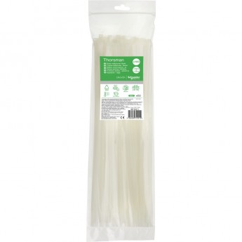 Стяжка кабельная 370х4.8 БЕЛАЯ (100шт) Стяжка кабельная 370х4.8 БЕЛАЯ (100шт)