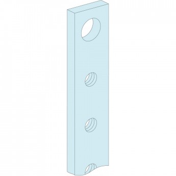 4 шины с резьбовыми отверстиями SCHNEIDER ELECTRIC PRISMA, 400 A, 1000 ММ