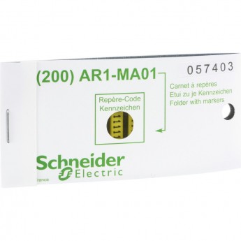 Маркировка SCHNEIDER ELECTRIC, в упаковке 200шт, цифра 4